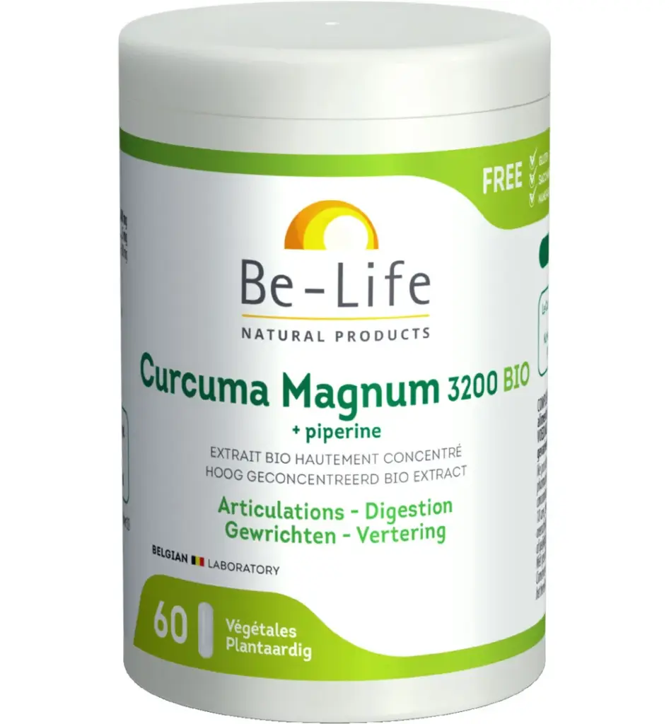 Be-Life Curcuma magnum 3200 + piperine bio (60 softgels)