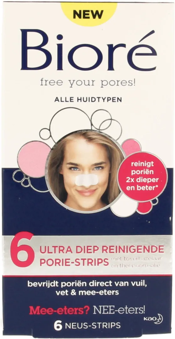 Bioré Ultra diep reinigende strips (6 stuks)