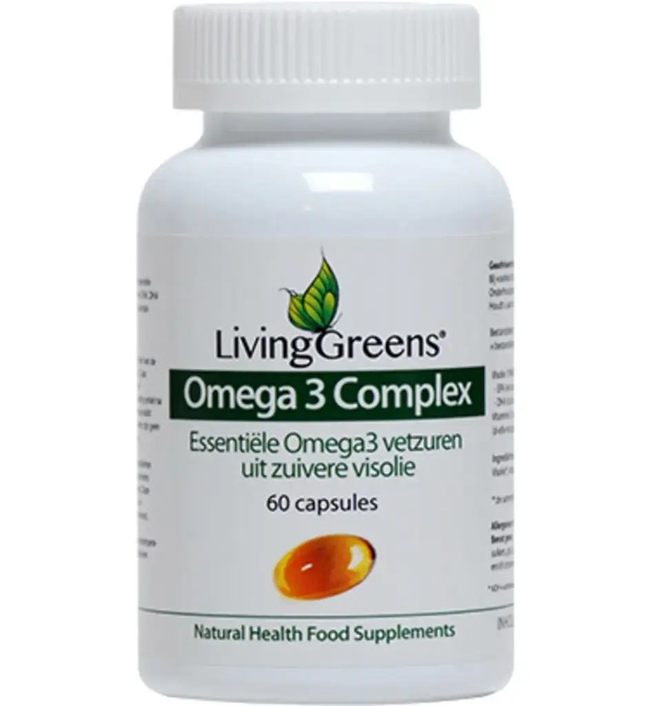 Livinggreens Omega 3 Visolie Complex (60 capsules)