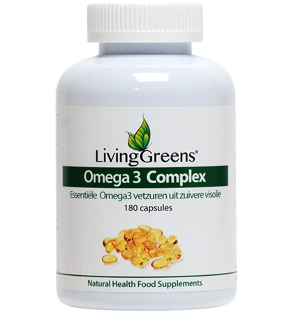 Livinggreens Omega 3 Visolie Complex (180 capsules)