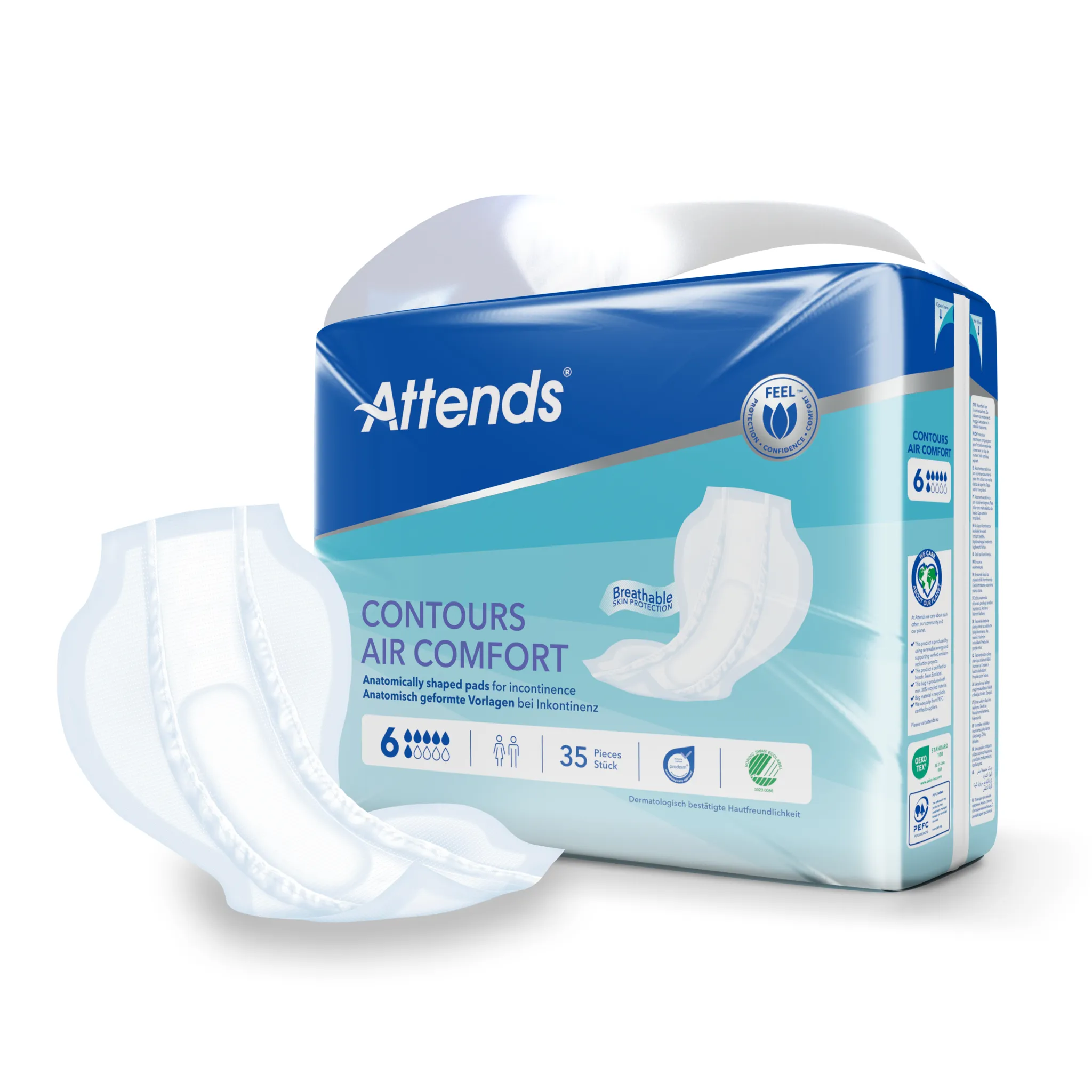 Attends Contours Air Comfort 6 (35 Stuks) - image 2