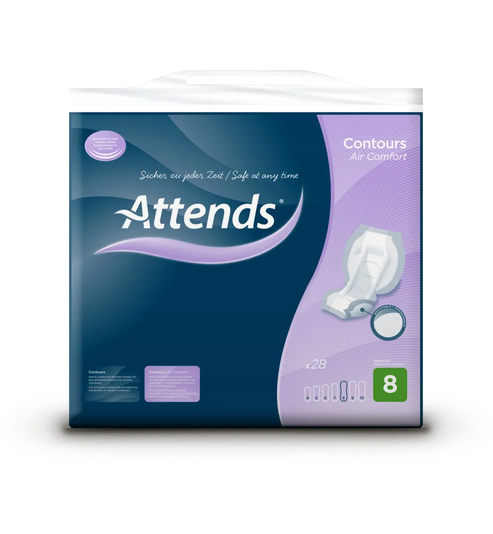 Attends Contours Air Comfort 8 (28 Stuks)