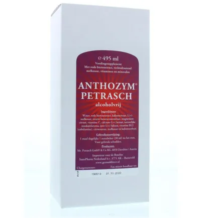 Petrasch Anthozym Alcoholvrij (495 ml)