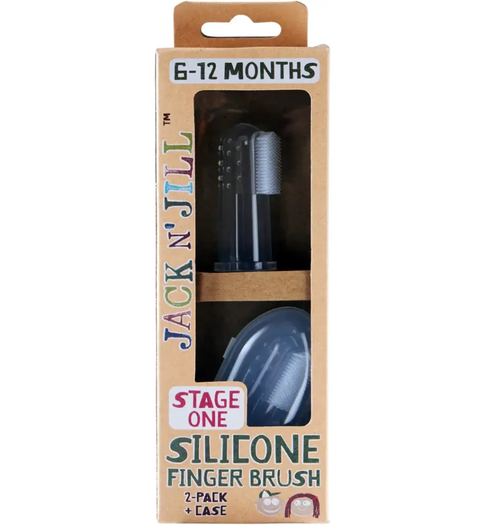 Jack n' Jill Silicone finger brush (2 stuks)