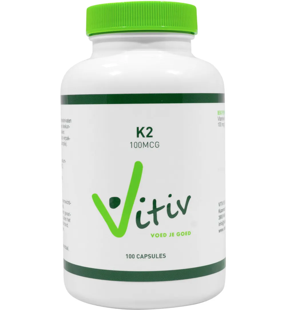 Vitiv Vitamine K2 100Mcg (100 capsules)