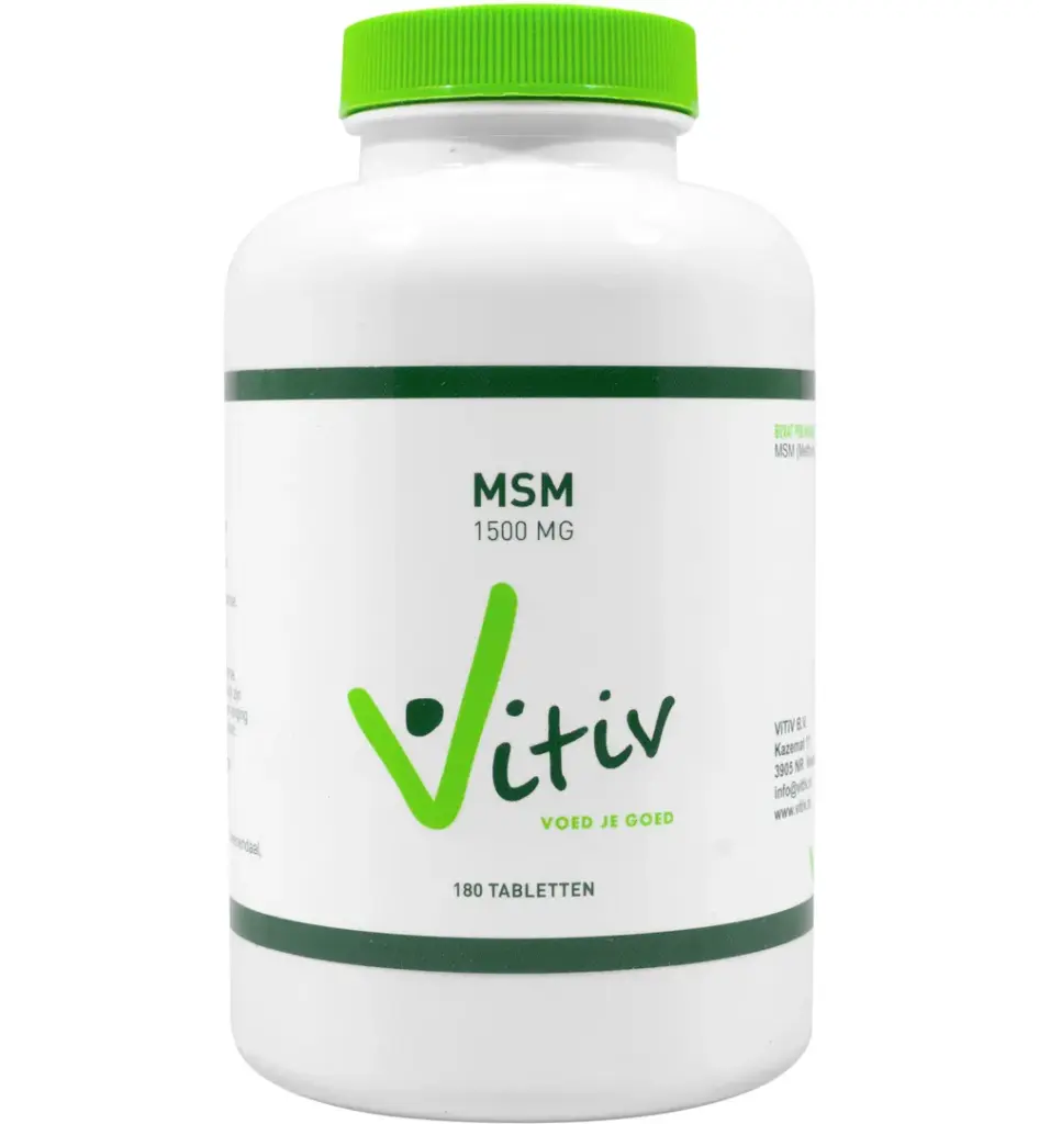 Vitiv Msm 1500 Mg (180 tabletten)