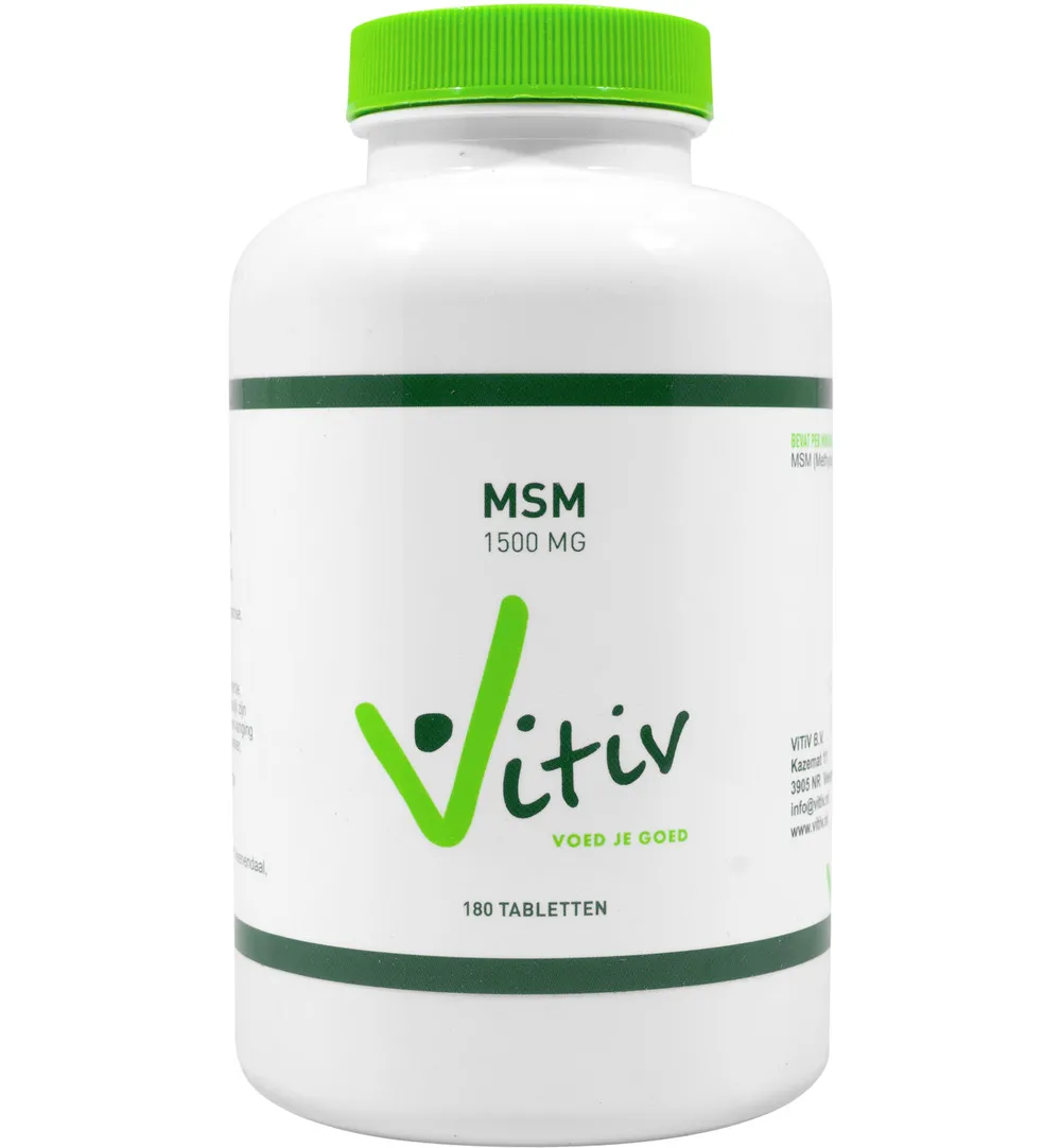 Vitiv Msm 1500 Mg (180 tabletten)