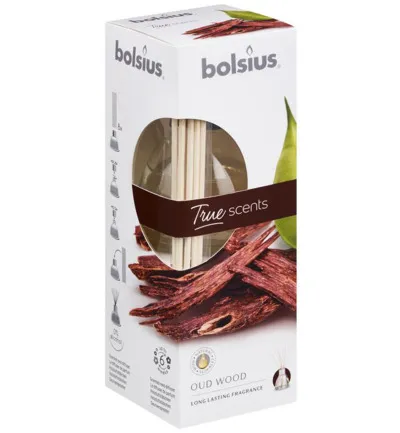 Bolsius True Scents Geurverspreider Old Wood (45 ml)