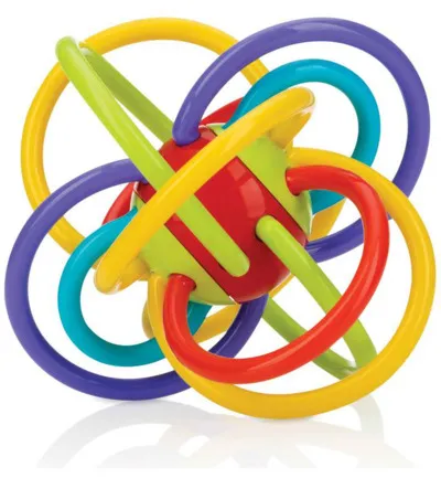 Nuby Lots a loops bijtspeeltje 6 maanden+ (1 stuk)