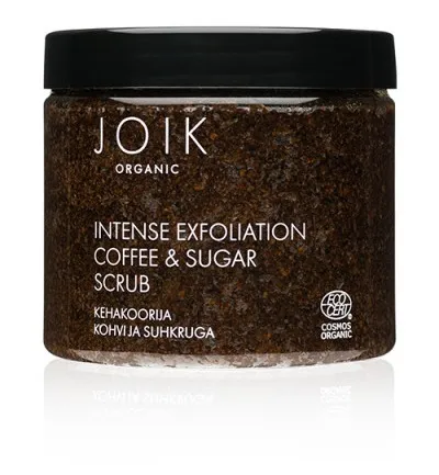 Joik Intense exfoliation coffee & sugar scrub vegan (180 gr)