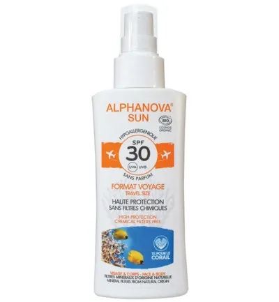 Alphanova Sun Sun spray SPF30 gevoelige huid (90 gr)