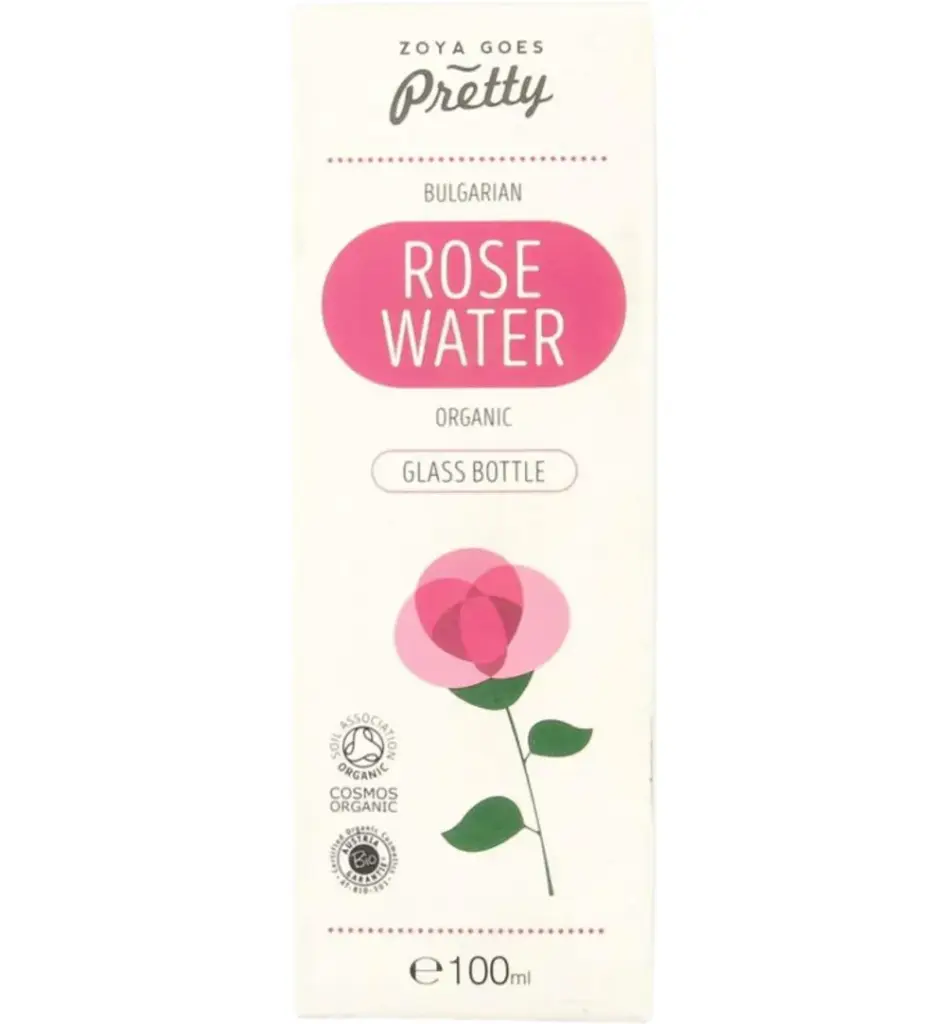 Zoya Goes Pretty Organic rose water glass bottle (100 ml)