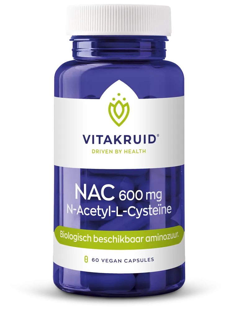 Vitakruid Nac 0 Mg N-Acetyl-L-Cysteïne (60 vega capsules)