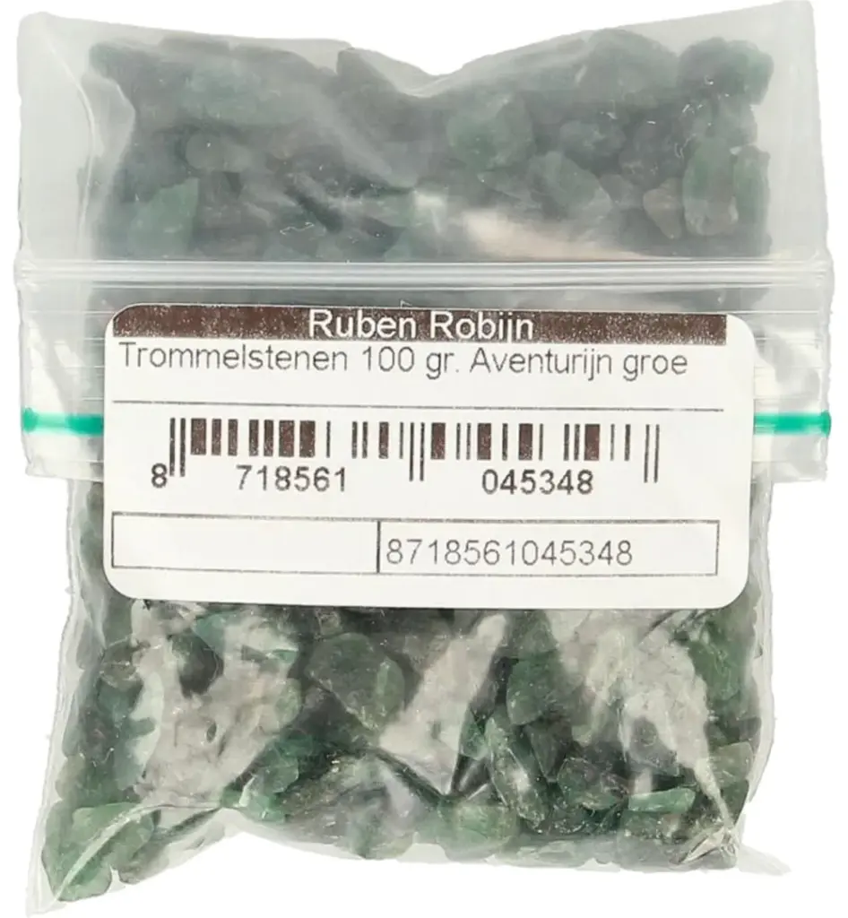 Ruben Robijn Trommelstenen Aventurijngroen Maat 1 (100 gr)