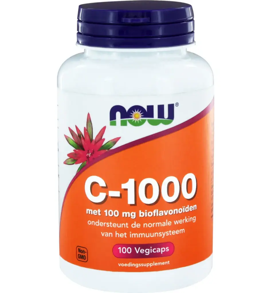 Now Vitamine C 1000 mg bioflavonoiden (100 vega capsules)