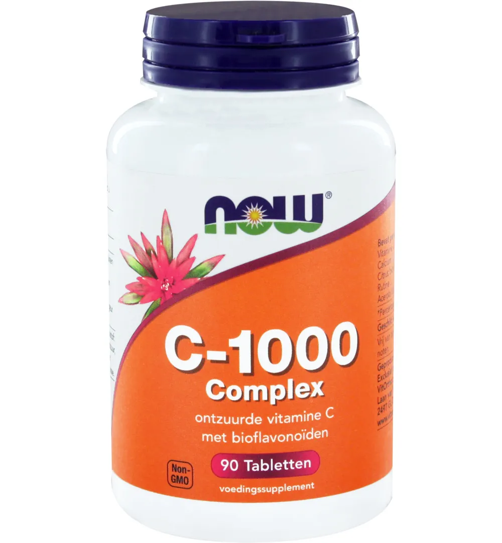 Now Vitamine C 1000 mg complex (90 tabletten)