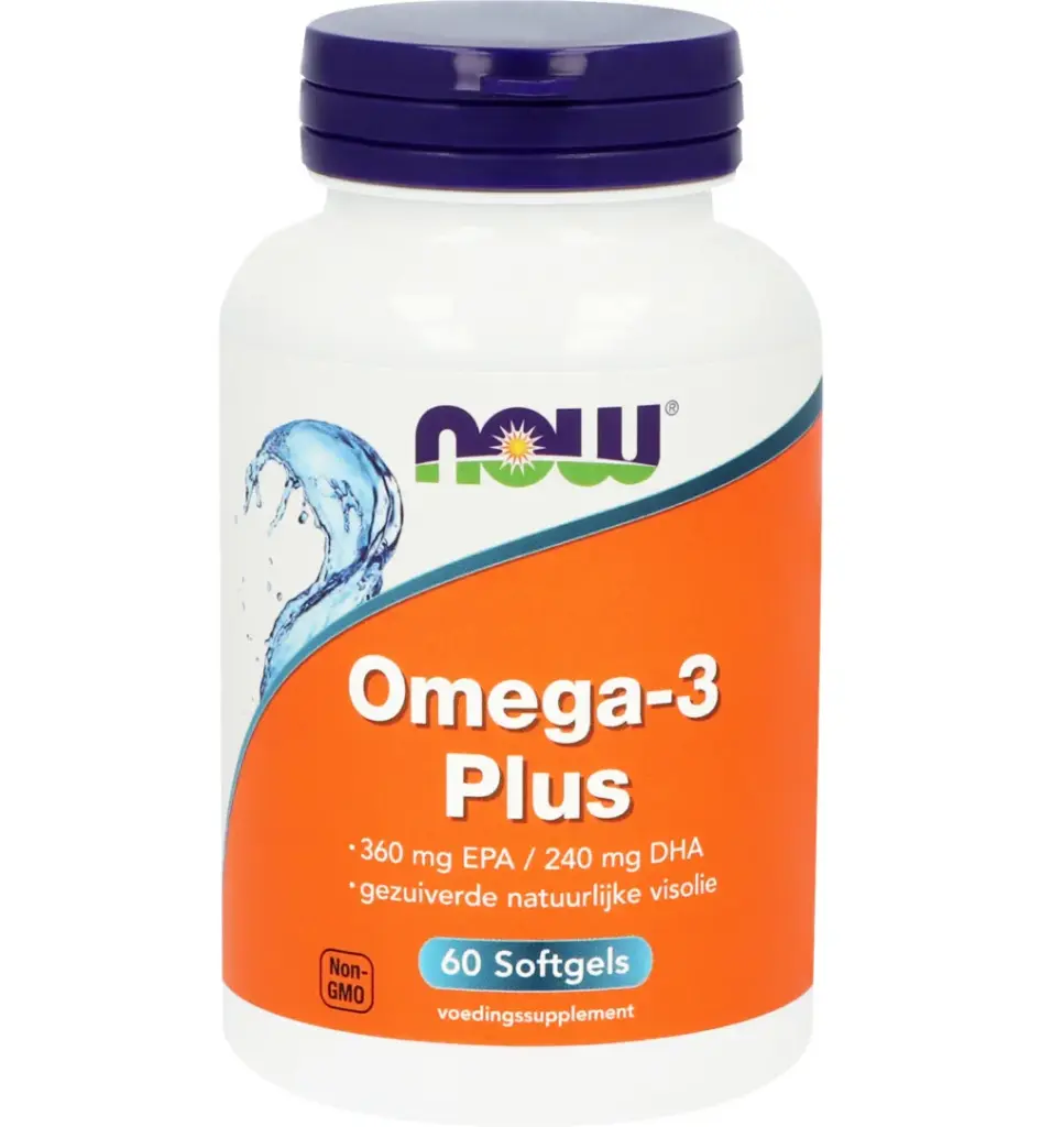 Now Omega-3 Plus 360 Mg Epa 240 Mg Dha (60 softgels)