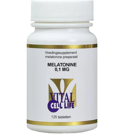 Vital Cell Life Melatonine 0.1 Mg (500 tabletten)