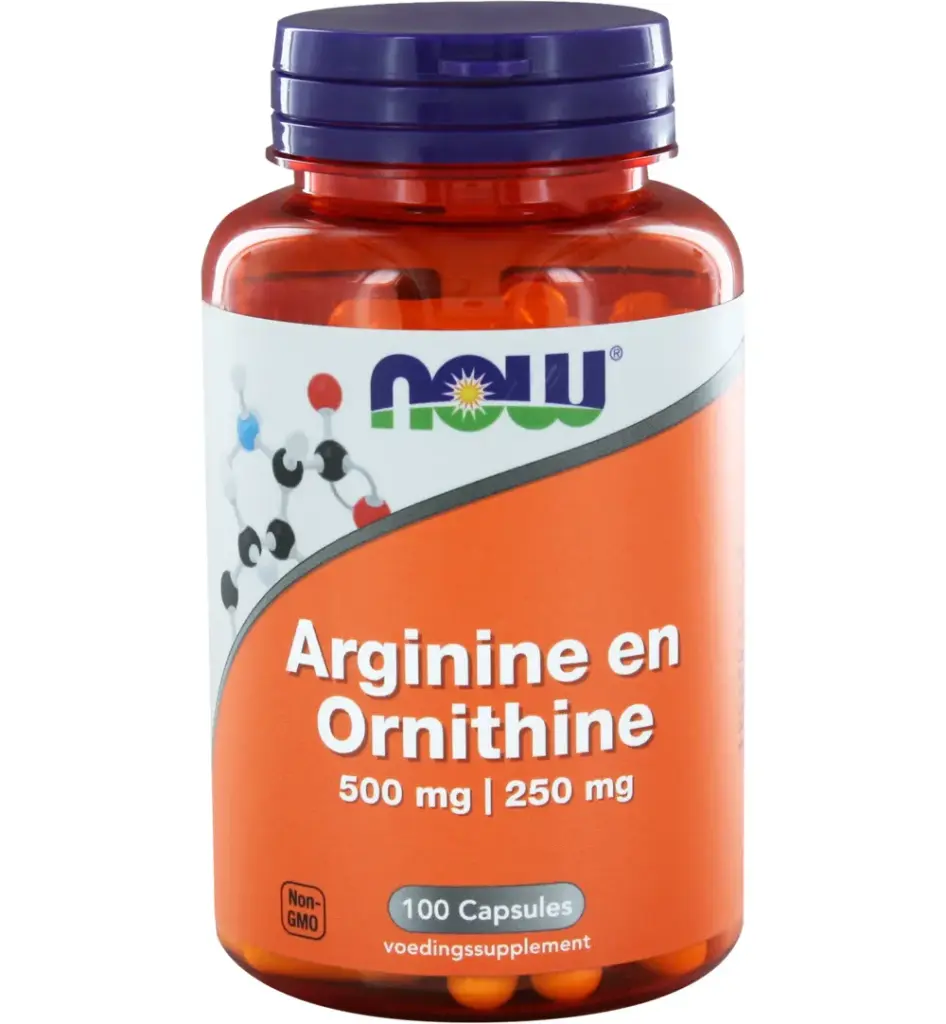Now Arginine & Ornithine 500/250 mg (100 capsules)
