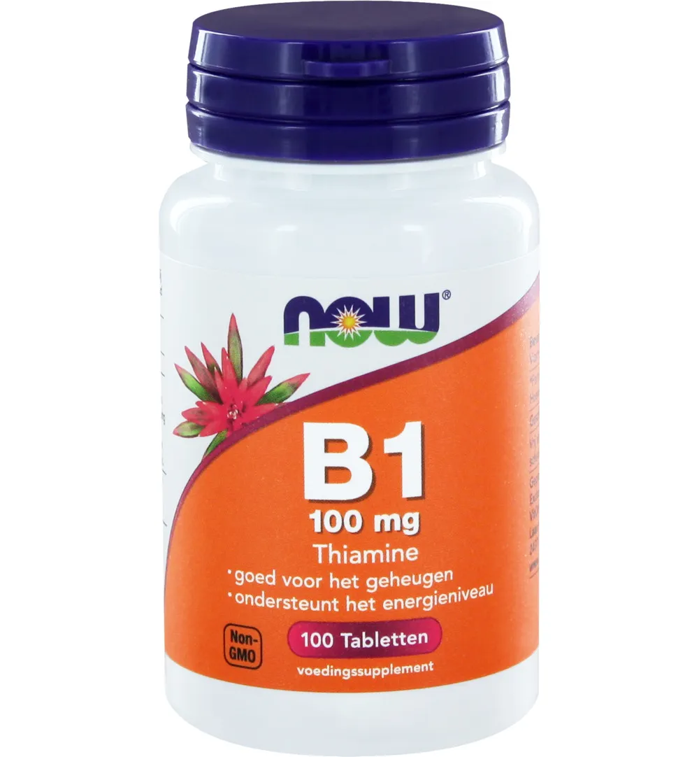 Now Vitamine B1 100 mg (100 tabletten)