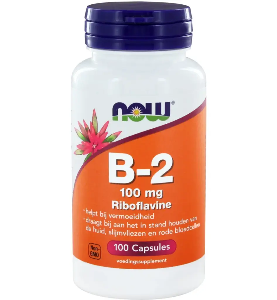 Now Vitamine B2 100 mg (100 capsules)