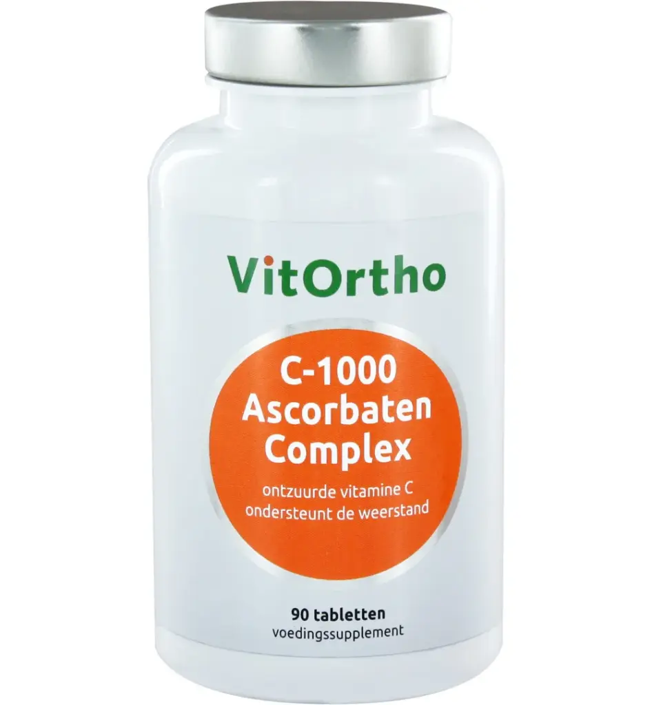 VitOrtho C-1000 Ascorbaten complex (90 tabletten)