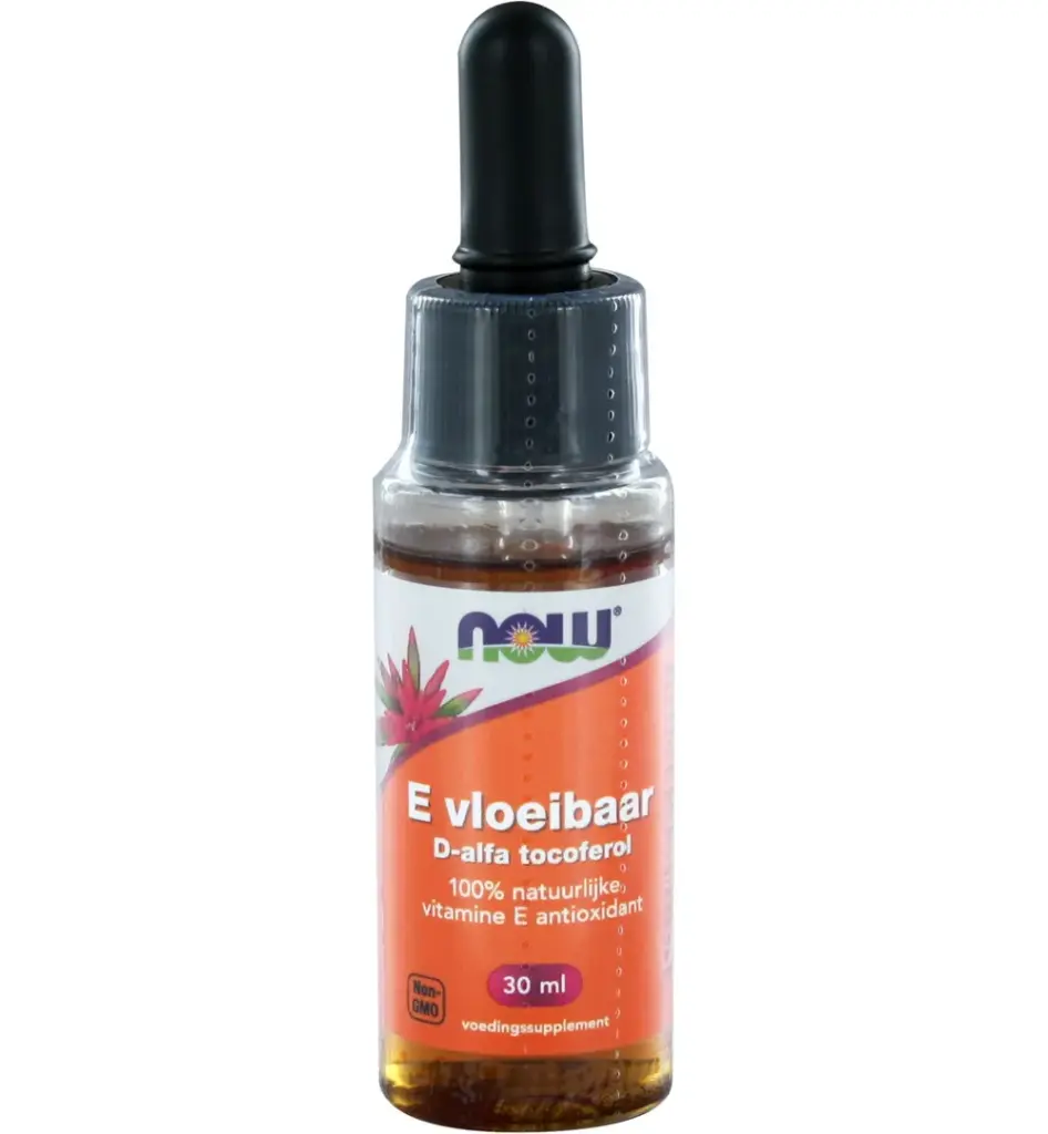 Now E-vloeibaar d-alfa tocoferol (30 ml)
