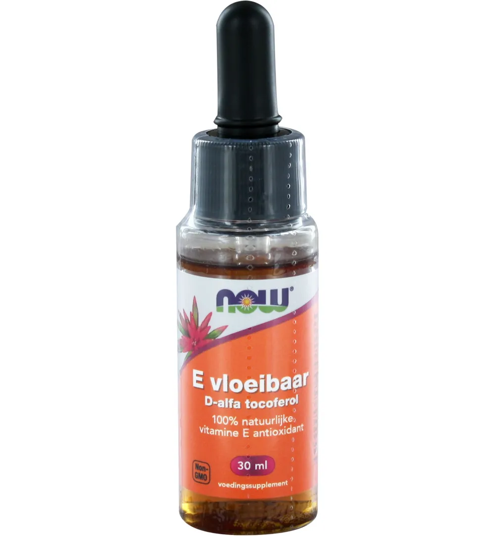Now E-vloeibaar d-alfa tocoferol (30 ml)