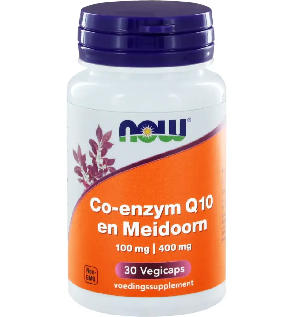 Now Co-Q10 100 mg met meidoorn (30 vega capsules)