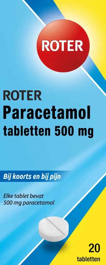 Roter Paracetamol 500 mg (20 tabletten)