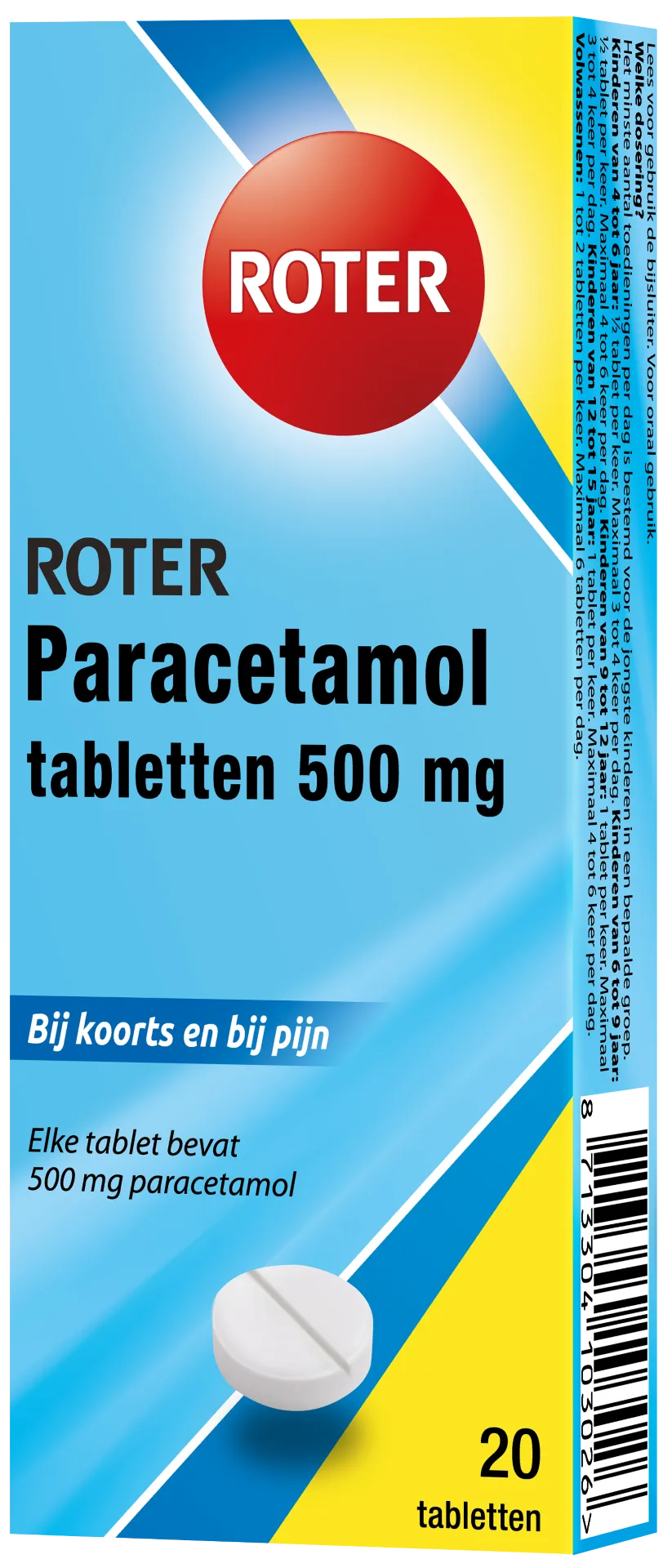 Roter Paracetamol 500 mg (20 tabletten) - image 3