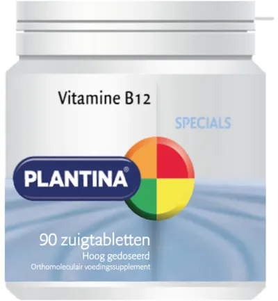Plantina Vitamine B12 (90 zuigtabletten)
