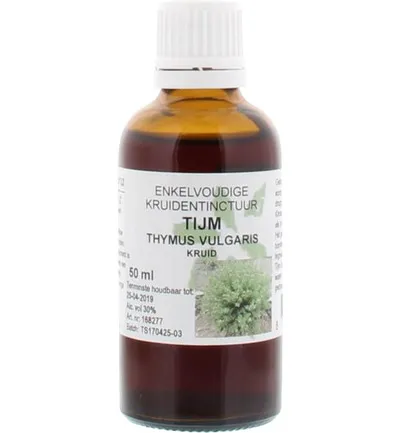 De Cruydhof Thymus vulgaris herb / tijm tinctuur (50 ml)