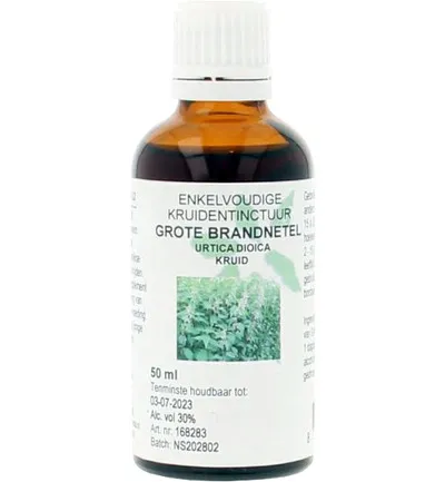 De Cruydhof Urtica folia / brandnetel kruid tinctuur (50 ml)