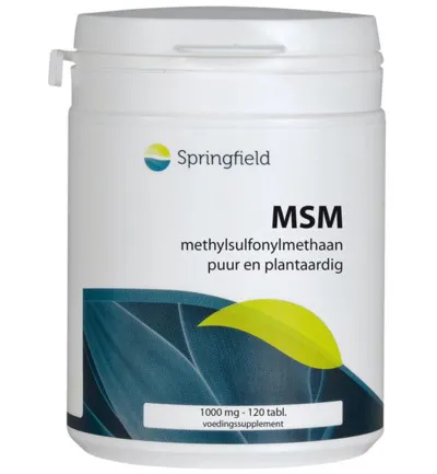 Springfield Msm 1000 Mg (120 tabletten)