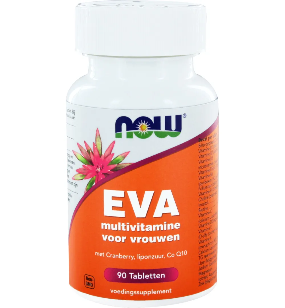 Now Eva multivitamine voor vrouwen (90 tabletten)