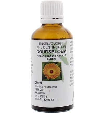 De Cruydhof Calendula officinalis fl / goudsbloem tinctuur (50 ml)