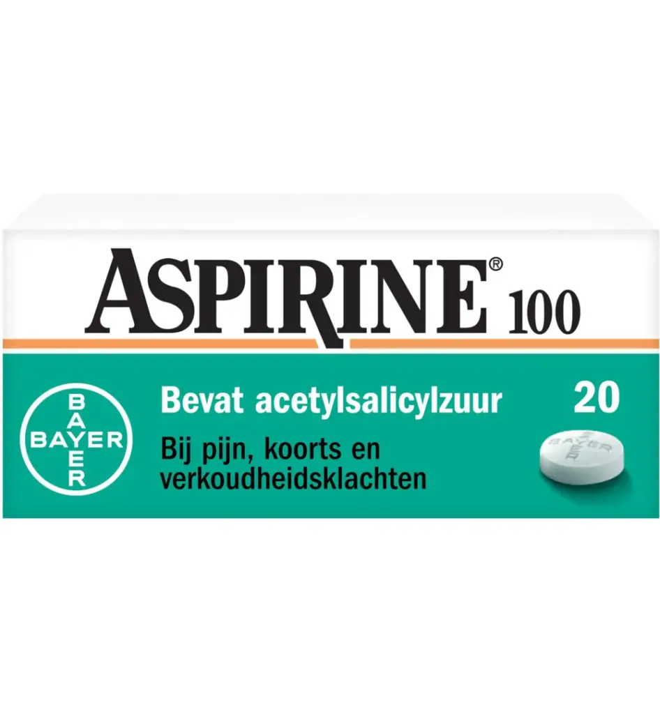 Aspirine 100mg (20 tabletten)