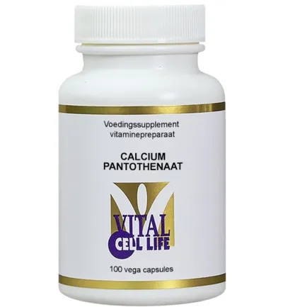 Vital Cell Life Vitamine B5 calciumpantothenaat 200 mg (100 vega capsules)