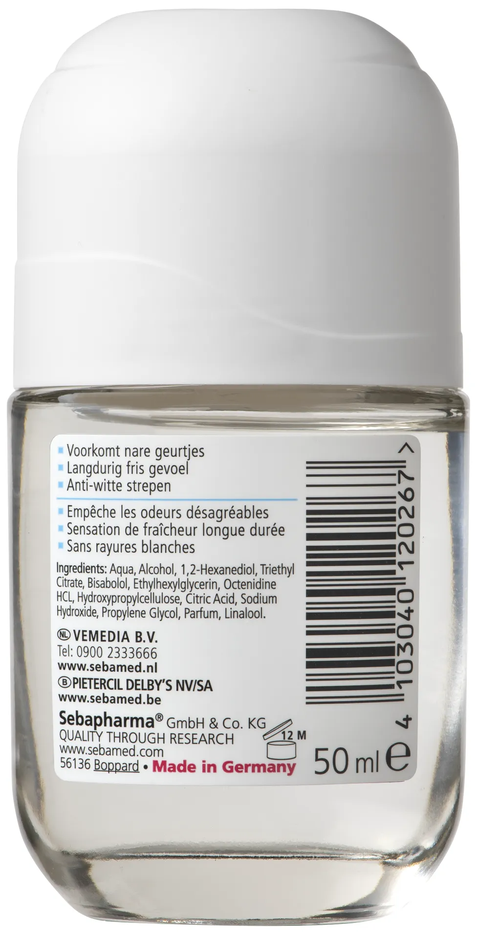 Sebamed Deodorant roller neutraal (50 ml) - image 4