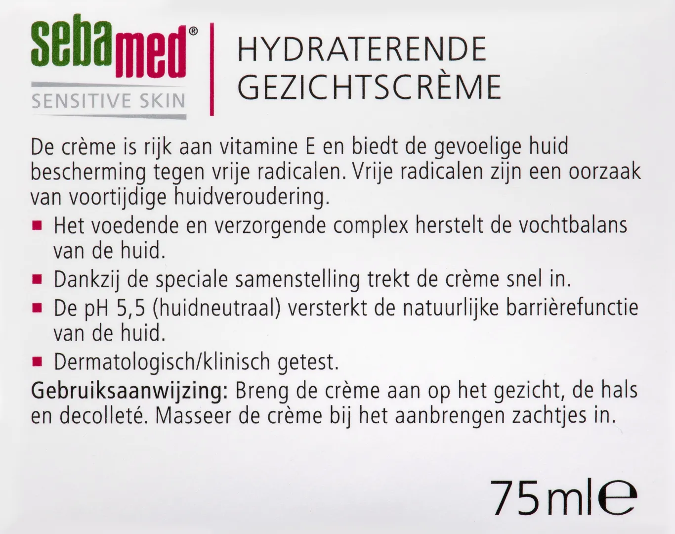 Sebamed Creme pot (75 ml)