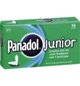 Panadol Junior 250 mg (10 zetpillen)