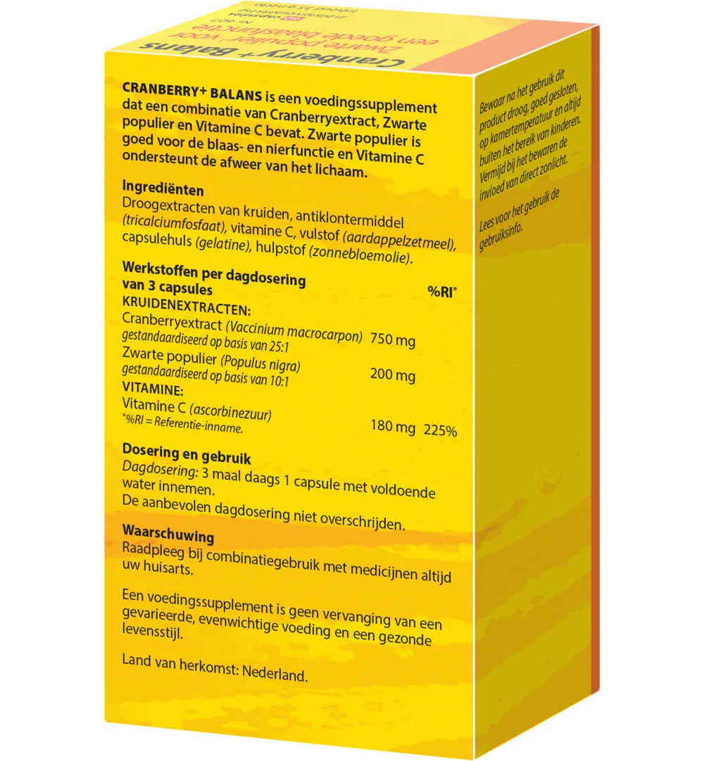 Bloem Cranberry+ Balans (60 capsules)