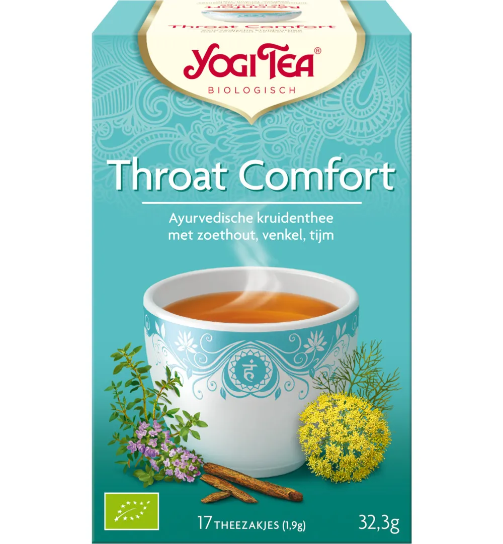 Yogi Tea Throat comfort bio (17 stuks)