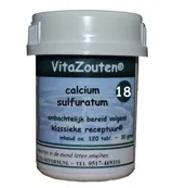 VitaZouten Calcium sulfuratum VitaZout Nr. 18 (120 tabletten)