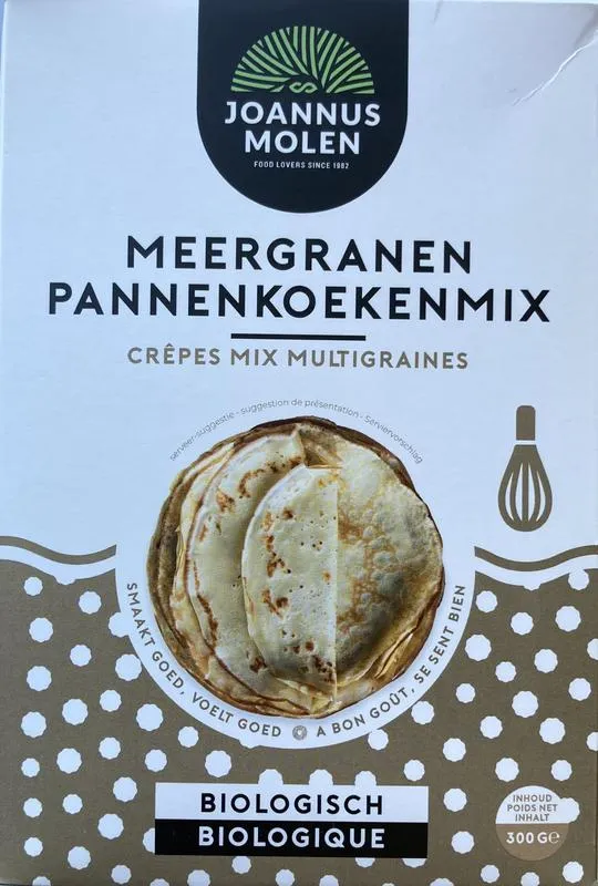 Joannusmolen Pannenkoekmix 6Granen Bio (300 gr)