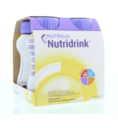 Nutridrink Banaan 200ml (4 stuks)