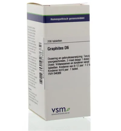 VSMgraphites D6 (200 tabletten)