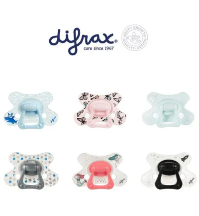 Difrax Fopspeen natural 6+ maanden met ring (1 stuk)