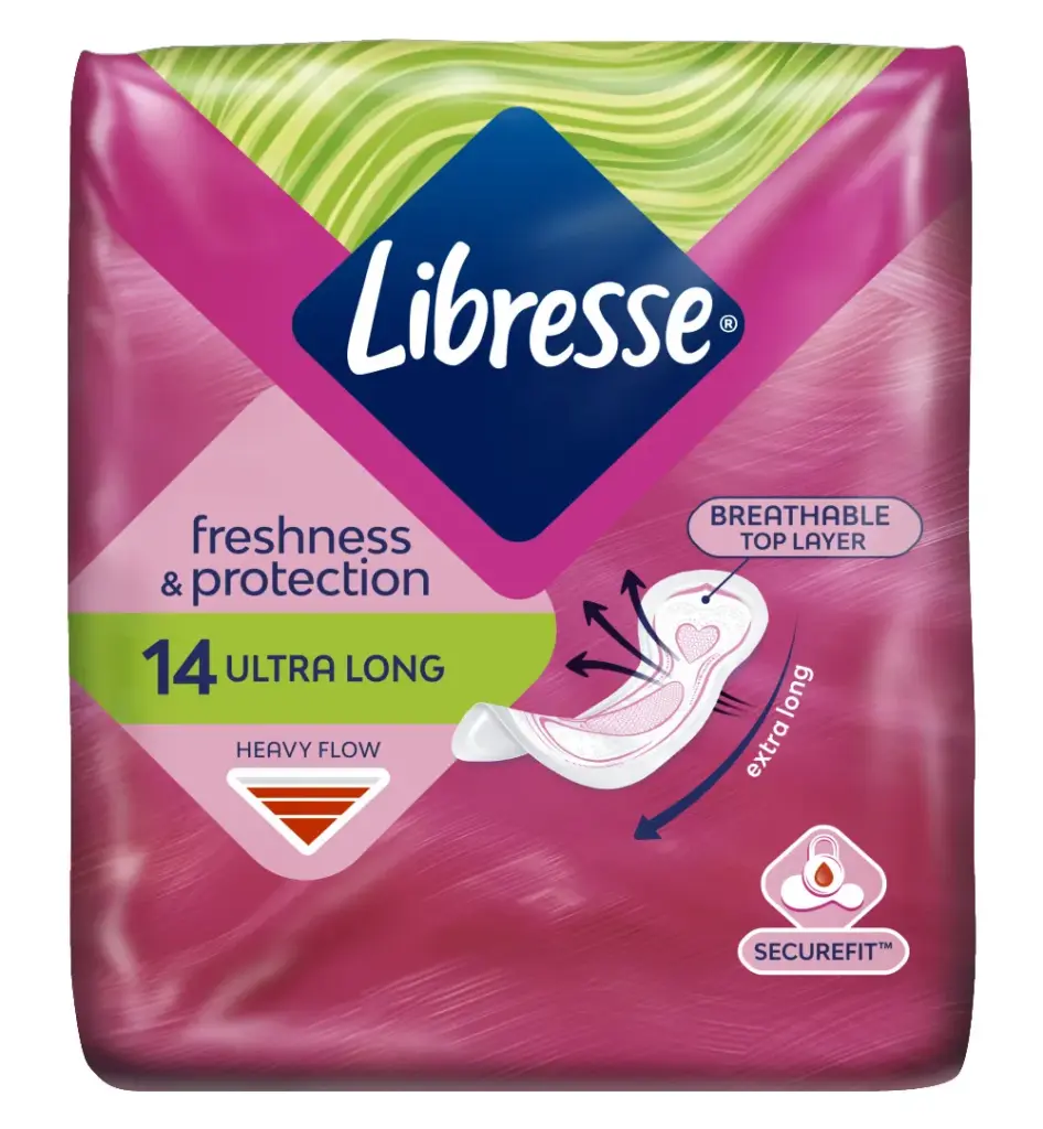 Libresse Ultra long triple protection (14 stuks)